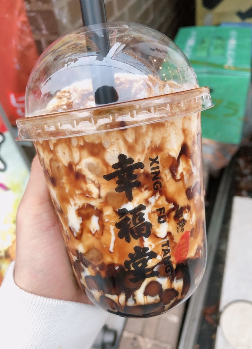 台湾の幸福堂の黒糖タピオカミルクティー